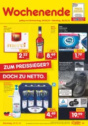 Gazetka promocyjna Netto Marken-Discount - Filial-Angebote - Gazetka - ważna od 26.03 do 26.03.2022 - strona 29 - produkty: Alwa, angebot, aperol, flasche, gerolsteine, gerolsteiner, glasflasche, küche, Küchen, küchentücher, merci, mineralwasser, natur, rel, Ria, schuhe, scotch, Sprudel, steiner, Ti, tücher, wasser, zewa, ZTE