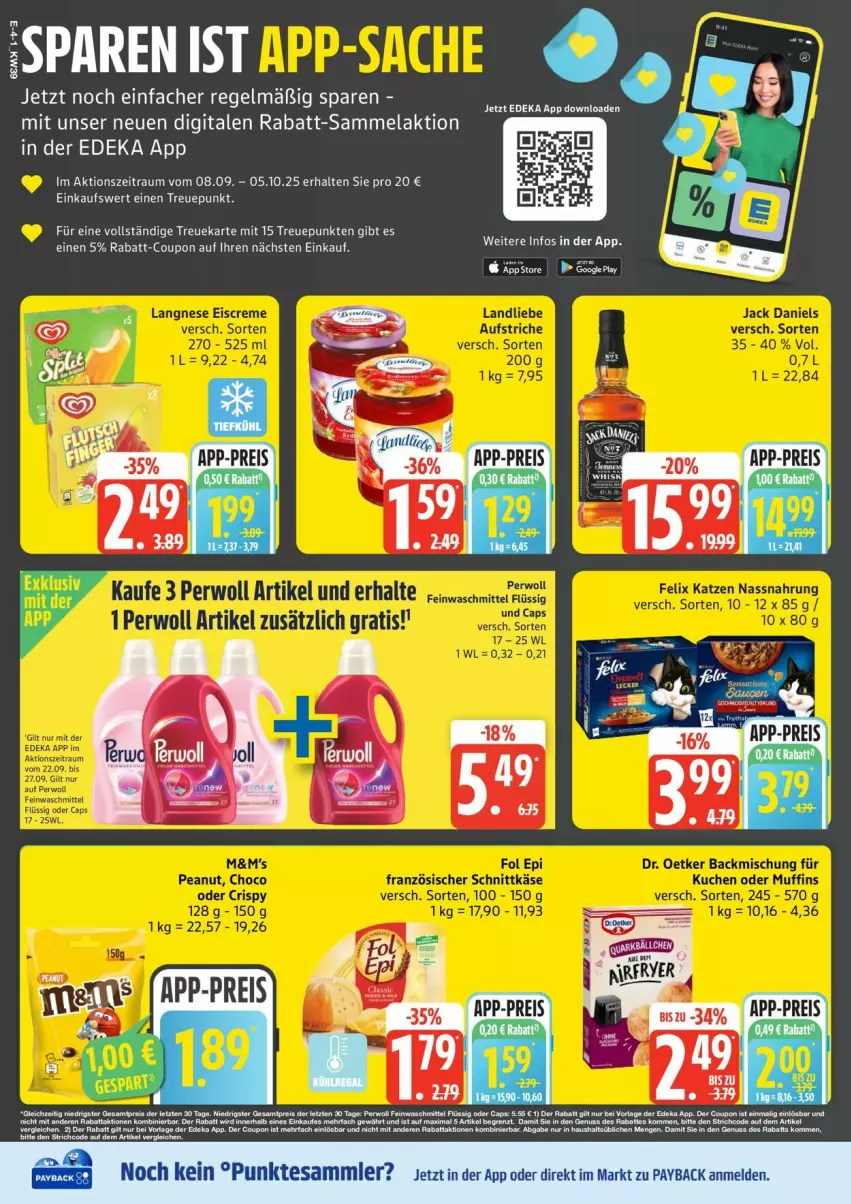 Aktueller Prospekt Edeka - Prospekte - von 22.09 bis 27.09.2025 - strona 4 - produkty: coupon, deka, eier, eis, ente, rabatt-coupon, reis, Ti