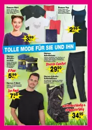 Gazetka promocyjna  - Prospekte - Gazetka - ważna od 14.03 do 14.03.2026 - strona 2 - produkty: Bau, baumwolle, damen-shirt, damen-top, herren-t-shirt, hose, shirt, socken, Softshellhose, T-Shirt, Tasche, taschen, Ti, wolle