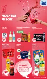 Gazetka promocyjna Getraenke Hoffmann - Prospekte - Gazetka - ważna od 27.01 do 27.01.2024 - strona 3 - produkty: Afri Cola, Alwa, bio, bionade, brause, Calcium, coca-cola, cola, eis, elle, fassbrause, fever-tree, flasche, Forstetal, frucht, gerolsteine, gerolsteiner, glasflasche, hochwald, krombache, krombacher, limo, limonade, mineralwasser, natur, natürliches mineralwasser, orange, reis, rel, Selters, Sofa, steiner, Steinsieker, tee, Ti, volvic, wasser, zucker