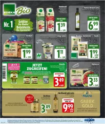 Gazetka promocyjna Edeka - Prospekte - Gazetka - ważna od 27.06 do 27.06.2026 - strona 16 - produkty: Becher, beere, beeren, Bergkäse, bio, bourbon, bourbon vanille, brot, Brotkorb, coupon, coupons, creme, deka, eis, emmentaler, ente, flasche, gouda, himbeer, himbeere, himbeeren, K2, Käse, korb, lebensmittel, Mett, natives olivenöl, nuss, nuss-nougat-creme, olive, oliven, olivenöl, olivenöl extra, reifen, reis, saft, sahne, tee, Ti, trolli, vanille, ZTE