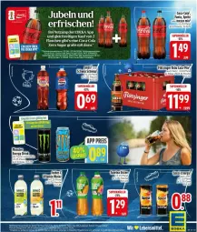 Gazetka promocyjna Edeka - Prospekte - Gazetka - ważna od 27.06 do 27.06.2026 - strona 25 - produkty: coca-cola, cola, deka, flasche, Ti
