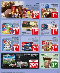 Gazetka promocyjna Edeka - Prospekte - Gazetka - ważna od 27.06 do 27.06.2026 - strona 27 - produkty: Becher, bourbon, cola, creme, deka, dessert, eis, eiscreme, frucht, hörnchen, kakao, leine, limette, Mett, orange, reis, sandwich, sauce, schoko, schokolade, Sorbet, Ti, trolli, Tüte, vanille, wasser, wassereis, zitrone