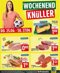 Gazetka promocyjna Edeka - Prospekte - Gazetka - ważna od 27.06 do 27.06.2026 - strona 32 - produkty: andechser natur, Bergkäse, bio, bratwurst, chili, Edelsalami, eis, filet, hähnchenbrust, hartkäse, jungbullen, Käse, natur, reis, salami, schwein, steak, Ti, wein, wurst, ZTE