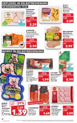 Gazetka promocyjna Kaufland - Gazetka - ważna od 25.05 do 25.05.2022 - strona 20 - produkty: angebot, bacon, Bau, Becher, brot, Cabanossi, chicken nuggets, chorizo, eis, fleisch, Geflügel, gin, Hähnchenfleisch, henkel, kräuter, kräutern, latte, nuggets, paprika, ponnath, purland, pute, putenschnitzel, reinert, salami, schenkel, schinken, schnitzel, Speck, Spezi, spitzenqualität, suppe, suppen, Ti, wurst, wurst in selbstbedienung, ZTE