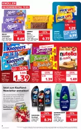 Gazetka promocyjna Kaufland - Gazetka - ważna od 25.05 do 25.05.2022 - strona 4 - produkty: angebot, angebote, balisto, butter, butterkeks, creme, duschdas, duschgel, gewinnspiel, kakao, keks, kekse, knoppers, leibniz, milka, milka schokolade, nuss, nuss-nugat-creme, nutella, Pick Up!, rezept, riegel, schauma, schauma shampoo, schoko, schokolade, schokoriegel, schwarzkop, schwarzkopf, shampoo, shampoo oder spülung, Spiele, spülung, Ti, waffeln, ZTE, zucker