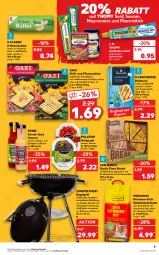 Gazetka promocyjna Kaufland - Gazetka - ważna od 25.05 do 25.05.2022 - strona 9 - produkty: angebot, angebote, antipasti, asti, bacon, briketts, brot, buch, butter, cheddar, chili, decke, Deckel, eis, fleisch, geback, gin, grill, grillfläche, grillholzkohle, halbfester schnittkäse, Halloumi, heinz, Holz, holzkohle, Käse, knoblauch, kräuter, kräuterbutter, kräutern, Kugel, kugelgrill, LG, mayonnaise, meerrettich, milch, mit knoblauch, natur, Ofen, pfanne, pfannen, pfannenkäse, pizza, profagus, Rettich, riegel, sauce, saucen, Schal, Schale, schnittkäse, senf, steinofen, thomy, Ti, und pfanne, Yo, zwiebel, zwiebeln