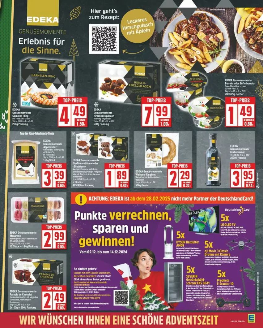 Aktueller Prospekt Edeka - Prospekte - von 02.12 bis 07.12.2024 - strona 7 - produkty: Burrata, deka, eis, ente, HP, nuss, reis, rezept, schoko, schokolade, top-preis