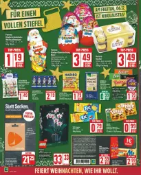 Gazetka promocyjna Edeka - Prospekte - Gazetka - ważna od 07.12 do 07.12.2024 - strona 10 - produkty: eier, eis, ente, ferrero, haribo, Kinder, mars, orchidee, reis, schoko, schokolade, top-preis, twix, uhr, weihnachten