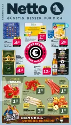 Gazetka promocyjna Netto - Woche 18 - Gazetka - ważna od 06.05 do 06.05.2023 - strona 1 - produkty: beere, beeren, bohne, bohnen, butter, erdbeere, erdbeeren, filegro, grill, iglo, jacobs, jacobs krönung, kaffee, kaffeebohnen, krombache, krombacher, krombacher pils, lindt, markenbutter, mini pralinés, paprika, paprika rot, pils, rhabarber, sac, spargel, Ti