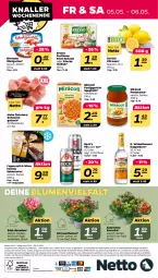 Gazetka promocyjna Netto - Woche 18 - Gazetka - ważna od 06.05 do 06.05.2023 - strona 28 - produkty: alle artikel ohne dekoration, angebot, bio, blume, blumen, bresso, chrysanthemen, coppenrath, dekoration, doppelkorn, ehrmann, eis, elle, fertiggericht, fleisch, Fleischerei, Garten, geranie, geranien, gulasch, Kalanchoe, korn, kräuter, Mirácoli, obst, obstgarten, pasta, pils, reis, sahne, sauce, Schere, schwein, schweine, schweinegulasch, spaghetti, Ti, topf, torte, wein, weine, winkelhausen, zitrone, zitronen