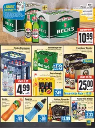 Gazetka promocyjna Edeka - Angebote der Woche - Gazetka - ważna od 23.09 do 23.09.2023 - strona 13 - produkty: alkohol, Alwa, bier, eis, flasche, franziskaner, fuze tea, Hefe, heineken, kirsch, kirsche, köstritzer, limette, limo, limonade, Mett, mineralwasser, oder radler, Paula, paulaner, pils, pilsener, radler, rwe, sinalco, Ti, wasser, weissbier