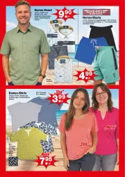 Gazetka promocyjna  - Prospekte - Gazetka - ważna od 18.07 do 18.07.2026 - strona 2 - produkty: Bau, damen-shirt, eis, herren-shorts, LG, shirt, shirts, shorts, Spiele, Tasche