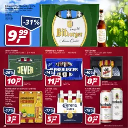 Gazetka promocyjna Real - Real Handzettel - Gazetka - ważna od 15.01 do 15.01.2022 - strona 20 - produkty: alkohol, apfel, bier, bitburger, bitburger pils, brause, burger, corona, corona extra, eis, elle, fassbrause, flensburger, hasseröder, holunder, jever, jever pilsener, kellerbier, krombache, krombacher, krombacher pils, maracuja, oder radler, pils, pilsener, radler, reis, zitrone