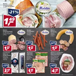 Gazetka promocyjna Real - Real Handzettel - Gazetka - ważna od 15.01 do 15.01.2022 - strona 6 - produkty: auer, aufschnitt, Bau, Bauer, Edelsaftschinken, eis, fleisch, frühstücksfleisch, Hausmacher, leberwurst, mac, Meister, Mett, mettwurst, pfeffer, Pfefferbeißer, reis, ring, Rotwurst, saft, saftschinken, salami, schinken, Spezi, wiesbauer, wurst