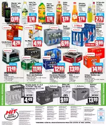 Gazetka promocyjna Hit - Wochenprospekt - Gazetka - ważna od 02.03 do 02.03.2024 - strona 16 - produkty: angebot, angebote, Astra, auer, Bad, Berger, bier, bio, braun, budweiser, burger, burgwallbronn, drink, eimer, eis, eistee, elle, energy drink, Engel, erdinger, Estrella Damm, fisch, flasche, flensburger, frucht, fruchtsaft, gerolsteine, gerolsteiner, glasflasche, lipton, Lübecker, mönchshof, monster, natur, Nektar, pfanne, Pfanner, radeberger, Rauch, reis, reiss, rel, rheinfels quelle, Rockstar, saft, säfte, sirup, Sprudel, ssd, Staatl. Fachingen, steiner, tee, Ti, uhr, valensina, veltins, volvic, Yo, ZTE