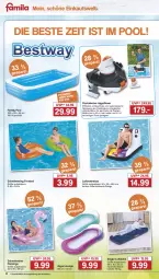 Gazetka promocyjna Famila - Prospekte - Gazetka - ważna od 11.05 do 11.05.2024 - strona 4 - produkty: akku, aqua, auto, bett, eis, elle, family pool, kamera, luftbett, luftmatratze, matratze, pool, Reinigung, reis, ring, schlauch, schwimmring, teller, Ti, tisch