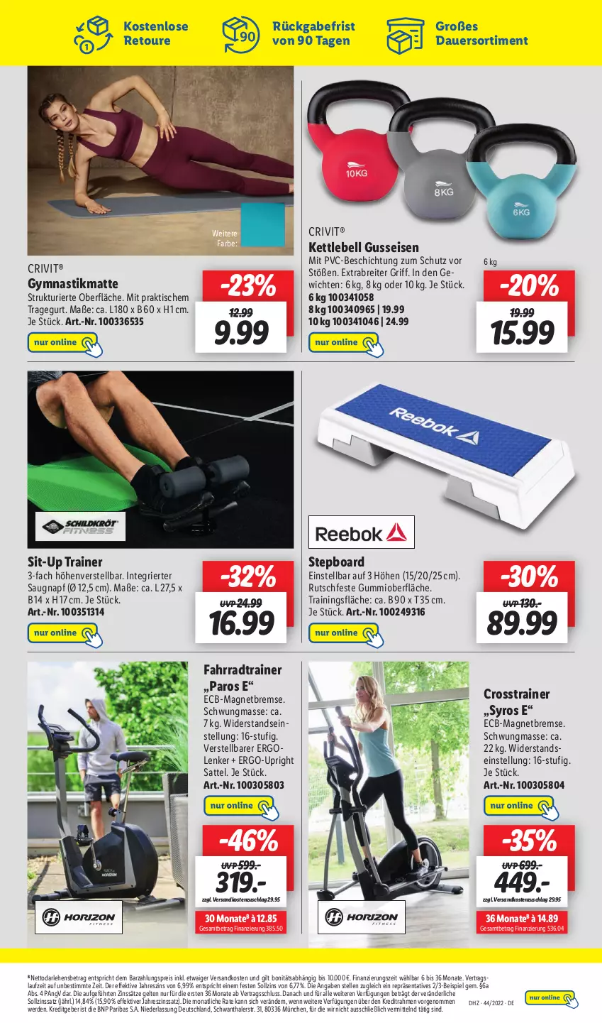 Aktueller Prospekt Lidl - Wochen-Highlights im Onlineshop - von 31.10 bis 06.11.2022 - strona 9 - produkty: asti, auer, Brei, crivit, eis, elle, erde, Fahrrad, ndk, reis, sattel, Ti, tisch