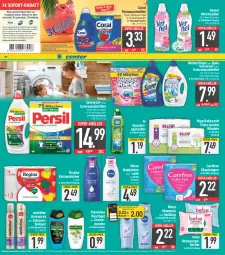 Gazetka promocyjna E Center - Angebote der Woche - Gazetka - ważna od 03.06 do 03.06.2023 - strona 18 - produkty: Bebe, body, bodylotion, Brei, Cap, carefree, colorwaschmittel, Coral, coupon, creme, cremedusche, deka, domestos, dusche, duschgel, eis, ente, feinwaschmittel, flasche, geschirr, geschirrspülmittel, gin, haarspray, hipp, küche, Küchen, küchentücher, Lotion, nivea, nuss, oder schaumfestiger, olive, palmolive, persil, Reinigung, reinigungstücher, reis, schaumfestiger, shampoo, shampoo oder spülung, slip, slipeinlagen, sofort-rabatt, spee, spülmittel, spülung, super-knüller, Ti, tücher, vernel, waschmittel, weichspüler, Wella, wellaflex, windeln, ZTE