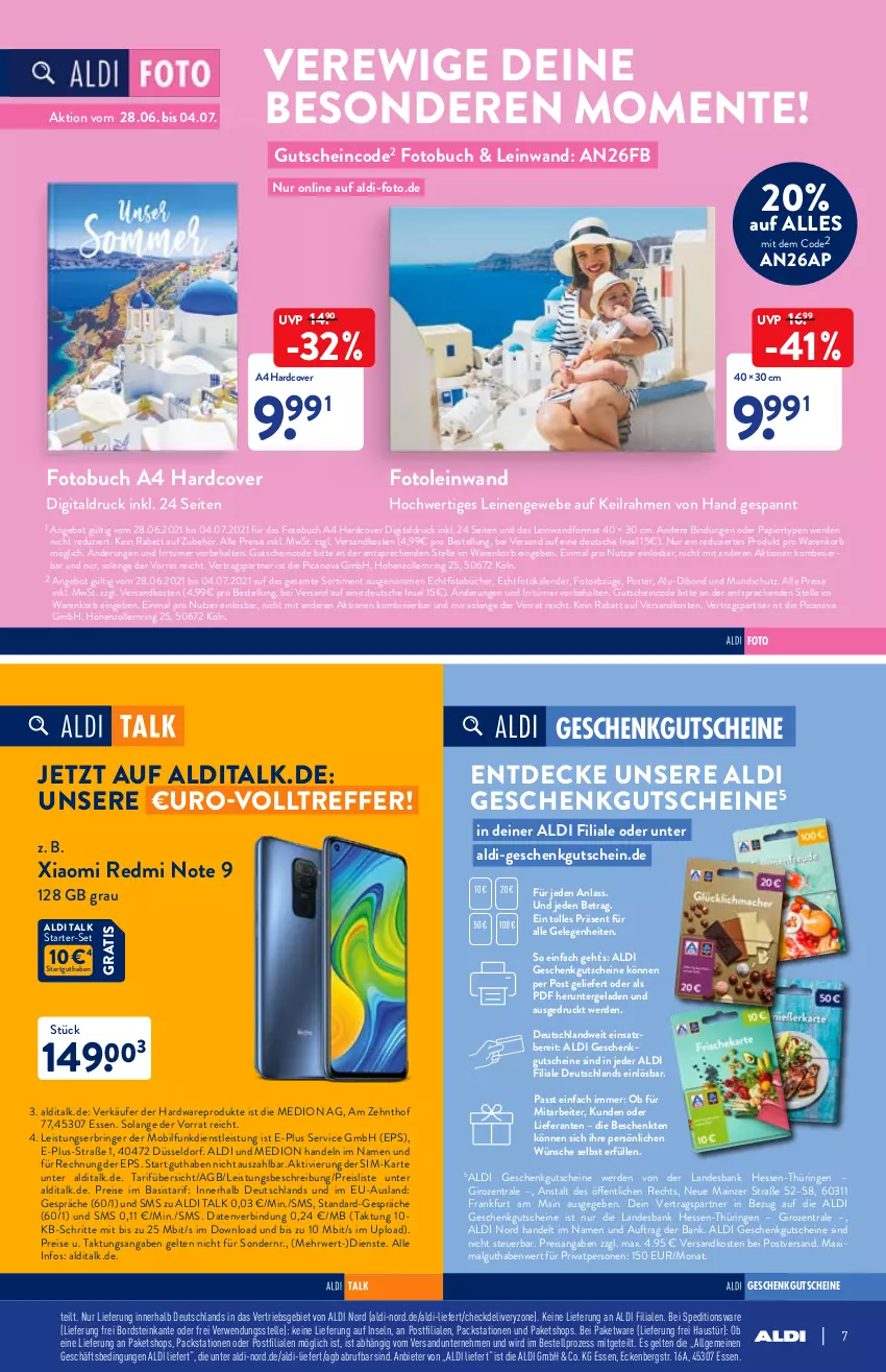 Aktueller Prospekt Aldi Nord - Multimedia - von 01.07 bis 15.07.2021 - strona 7