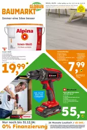 Gazetka promocyjna  - Gazetka - ważna od 16.11 do 16.11.2024 - strona 1 - produkty: akku, akku-bohrschrauber, Bank, beleuchtung, Bohrschrauber, eimer, eis, kraft, ladegerät, laminat, laminatboden, led-beleuchtung, reis, Ti, wasser, ZTE