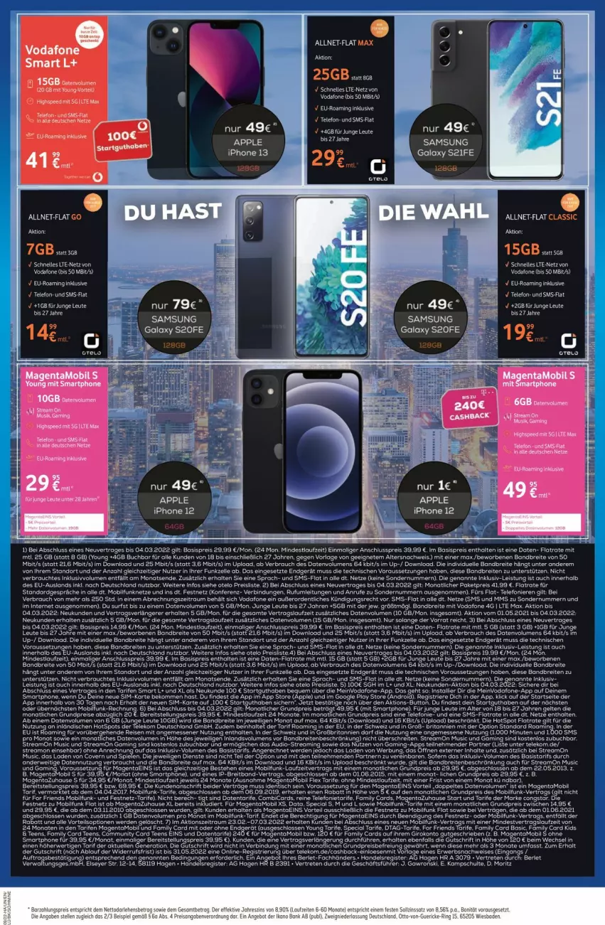 Aktueller Prospekt Euronics - Prospekte - von 02.03 bis 09.03.2022 - strona 5 - produkty: angebot, Apple, Brei, brita, buch, eier, eis, elle, erde, iphone, IPhone 12, monati, Rauch, reis, rwe, Samsung, smartphone, Spiele, Surf, tee, telefon, Ti, torte, vodafone, Yo