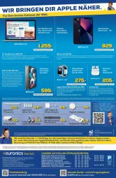 Gazetka promocyjna Euronics - Prospekte - Gazetka - ważna od 09.03 do 09.03.2022 - strona 8 - produkty: adapter, angebot, angebote, Anhänger, Apple, Apple Pencil, Apple Pencil 2, Apple Watch, Armband, asti, auto, brut, corona, dekoration, dell, deo, eier, eis, Elan, elle, fanta, gin, GPS, Handy, iphone, IPhone 13, ladegerät, lion, mac, macbook, macbook pro, Mode, Nike, Pods, rama, ring, Sport, Surf, tee, Ti, tisch, uhr, usb