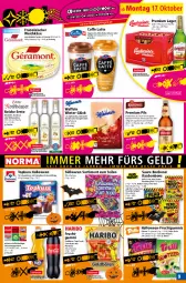 Gazetka promocyjna Norma - Norma - Gazetka - ważna od 24.10 do 24.10.2022 - strona 9 - produkty: ACC, apfel, Apple, ball, Becher, beutel, bier, Biere, bonbons, caffè latte, Cap, cappuccino, chia, cin, cola, eis, elle, flasche, französischer weichkäse, frucht, fruchtgummi, fruchtgummis, getränk, goldbären, haselnuss, Käse, kühlregal, Lagerbier, latte, mac, macchiato, mandel, natur, nuss, pils, premium pils, Premiumbier, raspberry, regal, Ti, waffeln, weichkäse