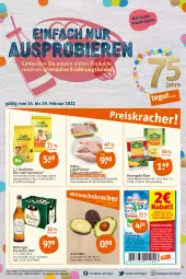 Gazetka promocyjna Tegut - Angebote der Woche - Gazetka - ważna od 19.02 do 19.02.2022 - strona 1 - produkty: alkohol, angebot, angebote, avocado, avocados, bio, bitburger, bohne, brustfilet, burger, coupon, darbo, darboven, decke, dekoration, elle, ente, filet, flasche, getränk, getränke, hähnchenbrust, hähnchenbrustfilet, Käse, kerrygold, küche, landprimus, megaperls, persil, persil waschmittel, pils, premium pils, Ti, Tiere, waschmittel