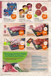 Gazetka promocyjna Tegut - Angebote der Woche - Gazetka - ważna od 19.02 do 19.02.2022 - strona 16 - produkty: angebot, angebote, aoste stickado, Bau, bio, Bio-Salami, bioland, burger, dekoration, eis, elle, ente, filet, fleisch, Geflügel, hähnchenschenkel, henkel, küche, landprimus, Mantel, Mini-Salami, reinert, reis, rind, rindfleisch, Rindfleischburger, salami, schenkel, schinken, schwein, schweine, schweinefilet, stickado, teller, Ti, wein, weine, WICK, wiltmann, wurst