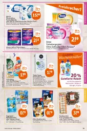 Gazetka promocyjna Tegut - Angebote der Woche - Gazetka - ważna od 19.02 do 19.02.2022 - strona 31 - produkty: Abba, Alwa, Always, asti, Bau, beutel, bio, biozidprodukte, Bref, brita, Cillit, cillit bang, dailies, eis, felix, filterkartuschen, flasche, Knödel, Kuschelweich, Maxtra, Meisenknödel, papier, Rauch, reiniger, reiniger gel, rel, ring, rwe, Seife, slip, slipeinlagen, Ti, tierbedarf, toilettenpapier, wasser, wasserfilter, weichspüler, zewa