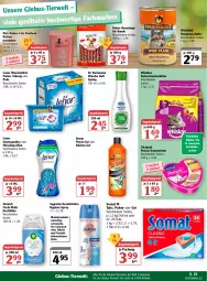 Gazetka promocyjna Globus - Prospekte - Gazetka - ważna od 05.02 do 05.02.2022 - strona 25 - produkty: airwick, angebot, angebotspreis, aust, bio, biozidprodukte, decke, Desinfektion, Dr. Beckmann, eis, ente, getränk, getränke, katzenfutter, Katzentrockenfutter, kraft, küche, Küchen, lenor, lenor waschmittel, nassfutter, natur, Pods, power-gel, Rauch, reis, ring, rwe, sagrotan, somat, Stier, Ti, Tiere, trockenfutter, vita, vitakraft, wäscheparfüm, waschmittel, whiskas, WICK