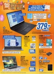 Gazetka promocyjna Expert Aalen - Prospekte - Gazetka - ważna od 19.04 do 19.04.2022 - strona 4 - produkty: akku, body, Cif, elle, erde, festplatte, geforce, gin, hardware, HDD, Intel, Kinder, latte, notebook, nvidia, Pentium, rel, schnellladefunktion, Software, Spezi, ssd, Ti, usb, VivoBook