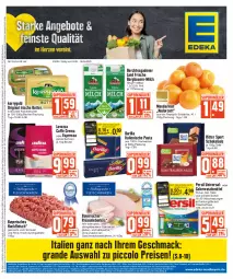 Gazetka promocyjna Edeka - Angebote der Woche - Gazetka - ważna od 30.09 do 30.09.2023 - strona 1 - produkty: angebot, auer, barilla, Bau, Bauer, Becher, beutel, bohne, bohnen, butter, caffè crema, colorwaschmittel, coupon, deka, eis, espresso, flasche, fleisch, geback, gin, hackfleisch, hartweizen, irische butter, italienische pasta, kerrygold, kräuter, kräuterbutter, lavazza, leberkäs, LG, mac, mandarine, mandarinen, milch, nuss, oder espresso, oder kräuter, Ofen, pasta, persil, reis, rind, ritter, ritter sport, schoko, schokolade, schwein, schwein und rind, Spezi, Sport, Ti, vom schwein und rind, waschmittel, wein, ZTE