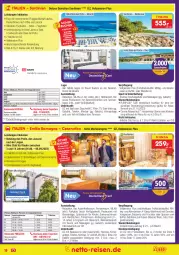 Gazetka promocyjna Netto Marken-Discount - Reise-Angebote Februar - Gazetka - ważna od 28.02 do 28.02.2022 - strona 18 - produkty: angebot, angebote, anreisetermine, Bad, Badewanne, buch, cola, corona, dessert, desserts, dusche, eier, eis, Elan, erde, Fahrrad, früchte, früchten, getränk, getränke, handtücher, Hela, Kinder, Liege, limo, limonade, mit gemüse, orange, orangen, pool, reis, reiseveranstalter, rezept, ring, saison anreisetermine, schirme, sonnenschirm, Spiele, Sport, telefon, Ti, tücher, uhr, vorspeise, Wanne, wasser, wein, wellnessbereich, zimmerbeispiel