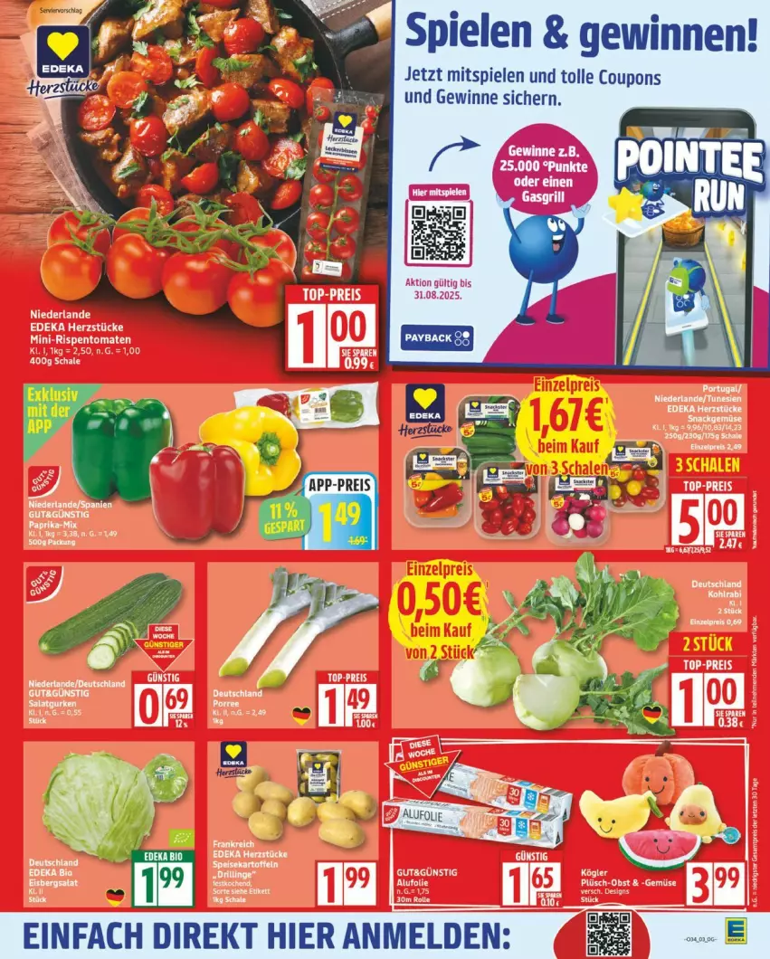 Aktueller Prospekt Edeka - Prospekte - von 18.08 bis 23.08.2025 - strona 3 - produkty: coupon, coupons, Spiele
