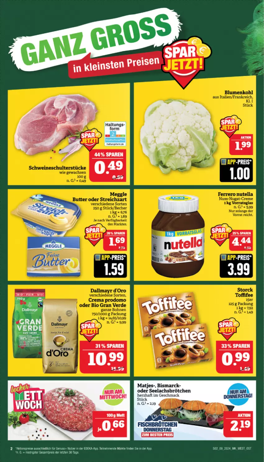 Aktueller Prospekt Marktkauf - Prospekt - von 25.02 bis 02.03.2024 - strona 2 - produkty: bismarck, brötchen, deka, eis, lachs, mac, nuss, reis, Ti