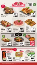 Gazetka promocyjna Wasgau - Gazetka - ważna od 27.07 do 27.07.2024 - strona 4 - produkty: angebot, Bau, Becher, Bifteki, bio, braten, bratwurst, eis, filet, filets, fleisch, fleischkäse, fleischsalat, Garten, geschnetzeltes, gewürz, grill, grobe bratwurst, gurke, gurken, hackfleisch, hackfleisch gemischt, hähnchenbrust, hirtenkäse, ideal zum grillen, Käse, knoblauch, Knödel, kräuter, kühlregal, mac, marinade, mayonnaise, Meister, mit knoblauch, natur, paprika, pfanne, pfannen, pute, regal, reifen, reis, rind, rinder, Rinderkeule, Rindersteak, rwe, salat, schinken, schnitten, schwein, schweine, Schweinebauch, schweinefleisch, schweinerücken, Semmel, Semmelknödel, Spezi, steak, steaks, Ti, wein, weine, wurst, Yo, Zelt, zucchini, zwiebel, zwiebeln