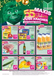 Gazetka promocyjna Marktkauf - Prospekt - Gazetka - ważna od 07.03 do 07.03.2026 - strona 1 - produkty: apfel, braten, deka, eis, flasche, gin, Käse, leerdammer, mango, mangos, mars, natives olivenöl, olive, oliven, olivenöl, olivenöl extra, orange, papier, reis, saft, salat, schwein, schweine, Ti, toilettenpapier, uhr, wein, weine, zewa