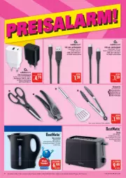 Gazetka promocyjna Marktkauf - Prospekt - Gazetka - ważna od 07.03 do 07.03.2026 - strona 38 - produkty: auto, edelstahl, eis, erde, HP, knoblauch, Knoblauchpresse, Kocher, küche, Küchen, Küchenhelfer, ladegerät, pfanne, pfannen, Pfannenwender, reis, Schal, Schere, schnellladegerät, Ti, tisch, toast, toaster, usb, wasser, wasserkocher, weck