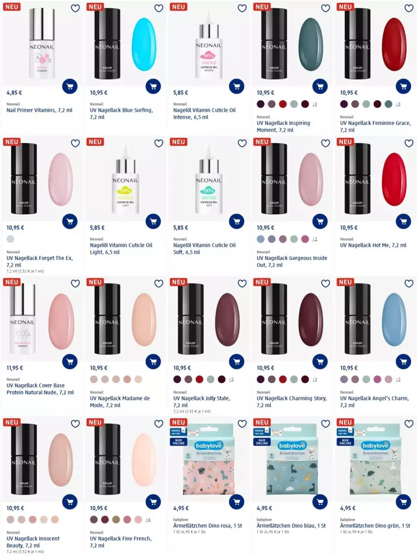 Aktueller Prospekt Dm Drogerie - Prospekte - von 19.05 bis 25.05.2022 - strona 13 - produkty: Babylove, Innocent, lack, Lätzche, Mode, Nagellack, natur, natura, ring, Surf, Ti, vita, Vitamin C