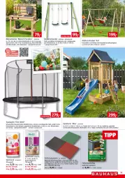 Gazetka promocyjna Bauhaus - Prospekte - Gazetka - ważna od 29.04 do 29.04.2023 - strona 37 - produkty: arbeitsplatte, Behälter, dekoration, eis, Garten, Holz, küche, latte, LG, Liege, Ria, sac, Schaukel, spielsand, Ti, tisch, Trampolin, wasser, werkzeug