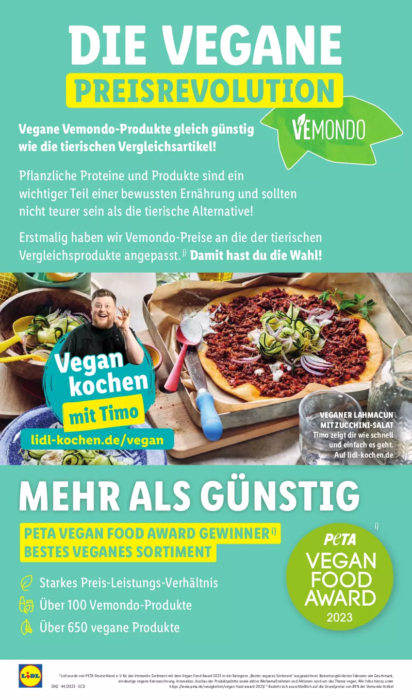 Aktueller Prospekt Lidl - Aktionsprospekt - von 30.10 bis 04.11.2023 - strona 20 - produkty: Bau, eis, mac, Palette, reis, salat, Ti, usb, zucchini