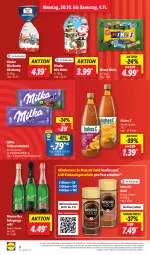 Gazetka promocyjna Lidl - Aktionsprospekt - Gazetka - ważna od 04.11 do 04.11.2023 - strona 10 - produkty: eis, elle, gin, Gläser, gutschein, Hohes C, jahrgangssekt, Kinder, milka, mumm, nescafe, Nescafé, nescafé gold, nestlé, nuss, reis, schoko, schokolade, sekt, tafelschokolade, teller, Ti, Tiere