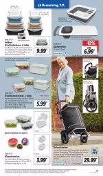 Gazetka promocyjna Lidl - Aktionsprospekt - Gazetka - ważna od 04.11 do 04.11.2023 - strona 43 - produkty: aluminiumgestell, decke, Deckel, eis, elle, ernesto, frischhaltedosen, korb, mikrowelle, Pfau, reis, rwe, sac, schneidebrett, Tasche, Ti, tragetasche, trolley, weck, ZTE