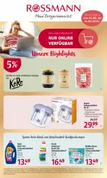 Gazetka promocyjna Rossmann - Prospekte - Gazetka - ważna od 16.08 do 16.08.2024 - strona 1 - produkty: aktiv gel, angebot, angebote, Bad, beurer, Cap, colorwaschmittel, eis, elle, Fußsprudelbad, kraft, LG, ndk, persil, reis, spee, Sprudel, Sprudelbad, teller, Ti, versandkostenfrei, vollwaschmittel, waschmittel, wasser, wedel, ZTE