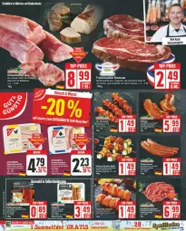 Gazetka promocyjna Edeka - Prospekte - Gazetka - ważna od 03.08 do 03.08.2024 - strona 4 - produkty: braten, bratwurst, eis, filet, HP, jungbullen, medaillons, nuss, reis, rind, rum, schwein, schweine, schweinefilet, steak, top-preis, wein, weine, wurst