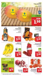 Gazetka promocyjna Marktkauf - Prospekt - Gazetka - ważna od 11.02 do 11.02.2023 - strona 10 - produkty: aktionspreis, apfel, banane, bananen, bio, deka, edeka bio, eis, grana, granatapfel, mandarine, mandarinen, mango, nuss, orange, orangen, paprika, paprika rot, Rana, reis, saft, Schal, Schale, Spitzpaprika, Ti, tomate, tomaten