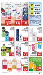 Gazetka promocyjna Marktkauf - Prospekt - Gazetka - ważna od 11.02 do 11.02.2023 - strona 27 - produkty: Adidas, Bad, bio, body, bürste, Calendula, coupon, coupons, creme, deo, deospray, Dr. Best, duschbad, eis, erde, flasche, flüssigseife, gin, hipp, Lotion, mundwasser, natur, natura, nature box, nivea, Odol, Odol-med 3, Reinigung, reis, roll-on, Roller, Schutzcreme, sebamed, Seife, sensodyne, shampoo, sofortrabatt, Ti, Trockenshampoo, wasser, weleda, zahnbürste, zahncreme, ZTE