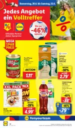 Gazetka promocyjna Lidl - Aktionsprospekt - Gazetka - ważna od 22.06 do 22.06.2024 - strona 50 - produkty: 7UP, ACC, angebot, caffè latte, caramel, cerealien, chia, coupon, eis, elle, latte, mac, macchiato, nestlé, oro di parma, reis, Schwip Schwap, starbucks, teller, Ti, tomate, tomaten, Yo